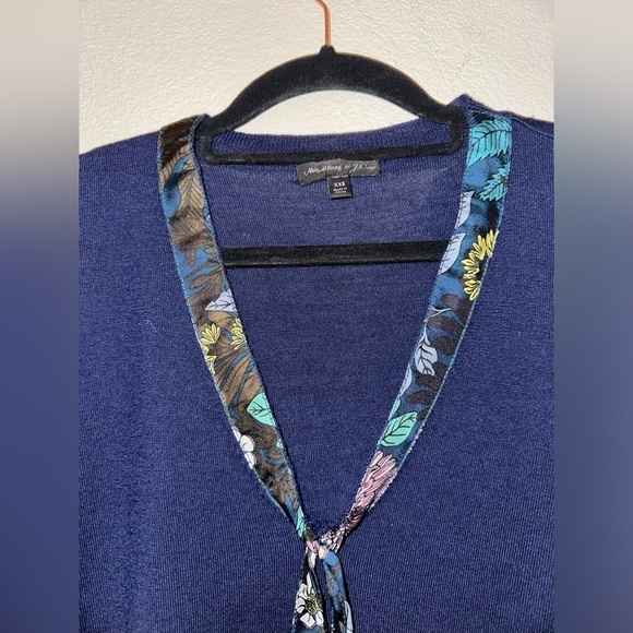 Abigail Borg for J. Crew women’s merino wool blue sweater blouse XXS office - Picture 2 of 9